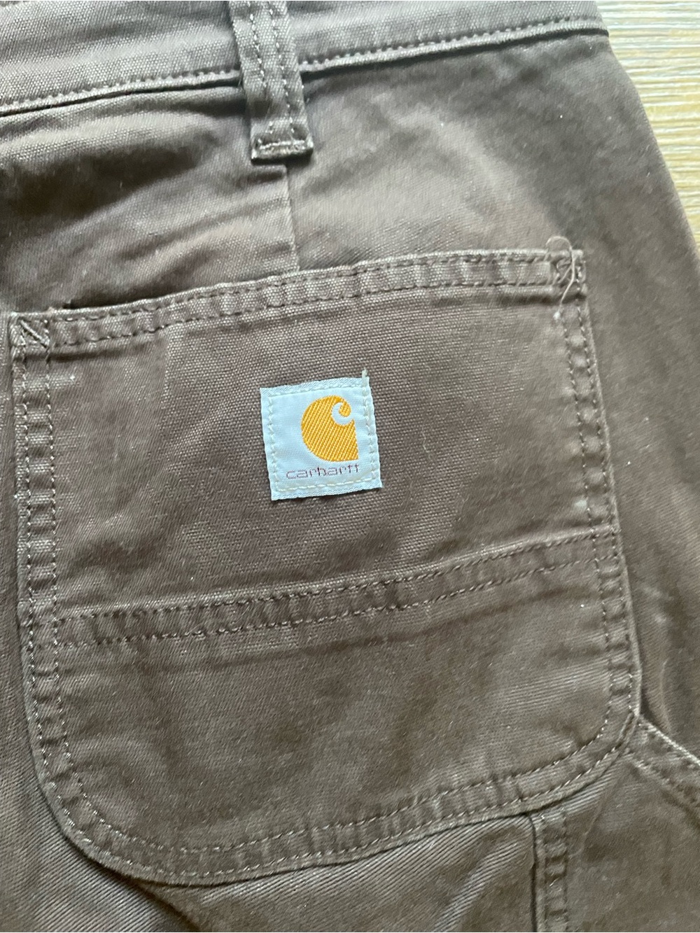 Carhartt Loose rugged flex Fit Pants in Dark Brown size 6 - Picture 4 of 5